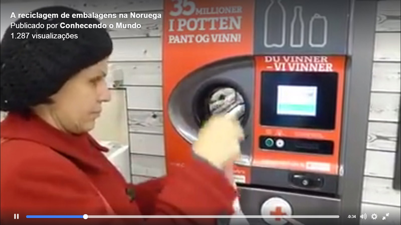 A reciclagem de embalagens na Noruega